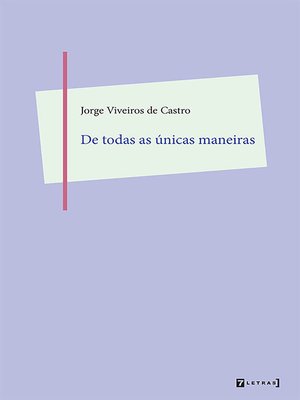 cover image of De todas as únicas maneiras